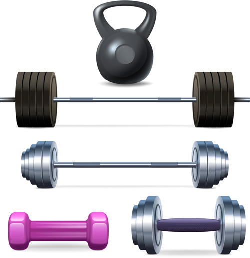 500x515 Barbell With Dumbbell Illustration Vector Free Download