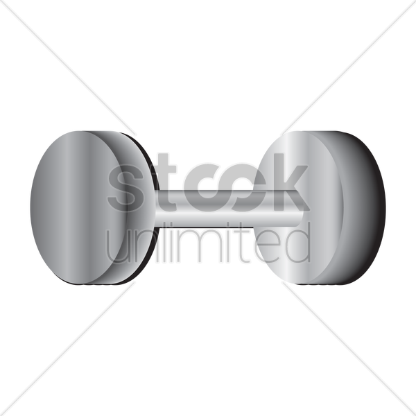 600x600 Free A Dumbbell Vector Image