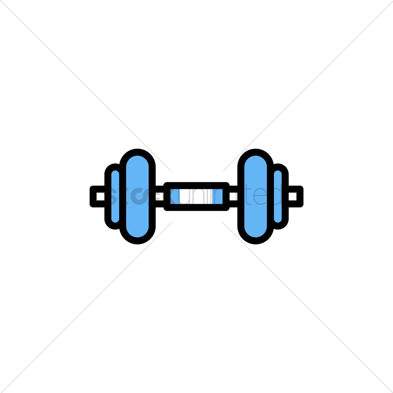 1300x1300 Free Dumbbell Vector Image