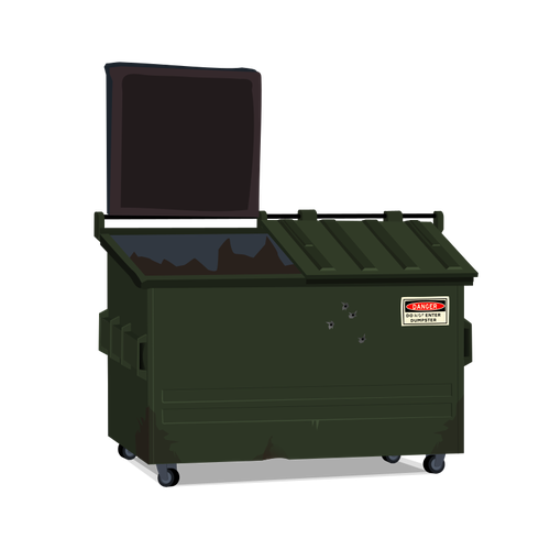 500x500 Dumpster Vector Image Public Domain Vectors