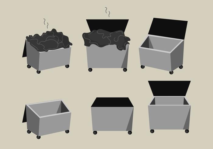700x490 Dumpster Vector Pack
