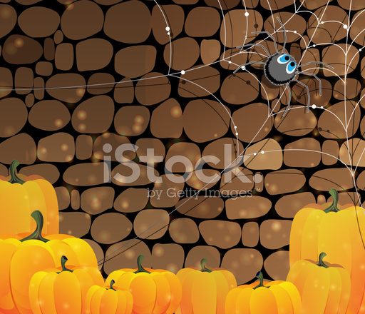512x440 Dark Halloween Stock Vector