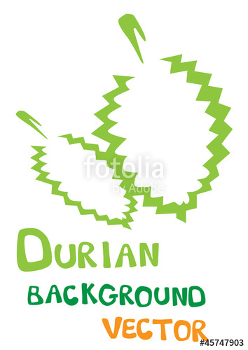 354x500 Durian Vector Background Stock Image And Royalty Free Vector