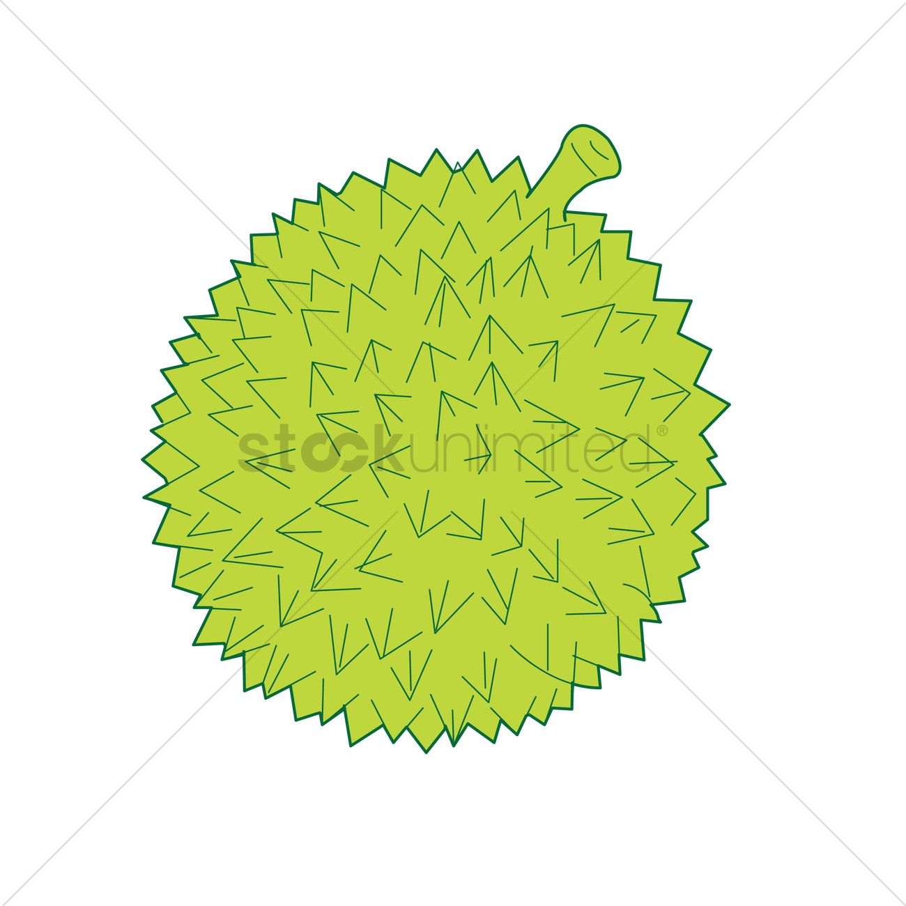 1300x1300 Free Durian Vector Image