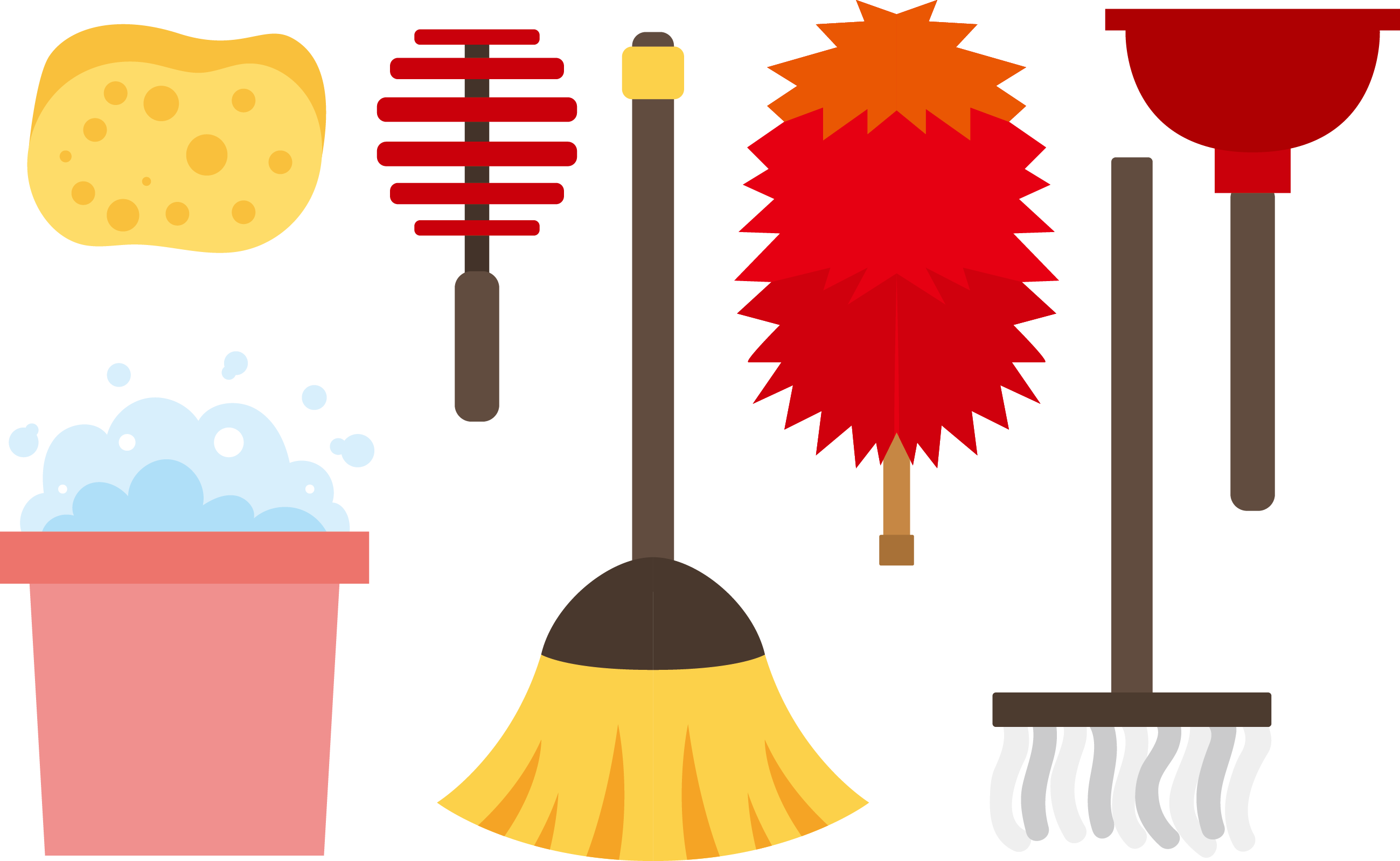 2599x1599 Feather Duster Cleaning Mop Clip Art