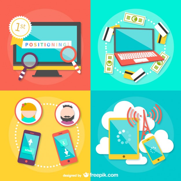 626x626 E Commerce Strategies Vector Free Download