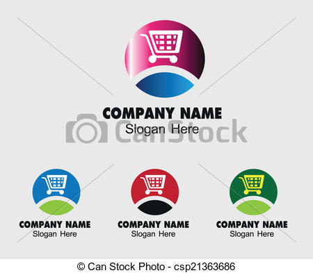 450x393 E Commerce Symbol Logo Vector.