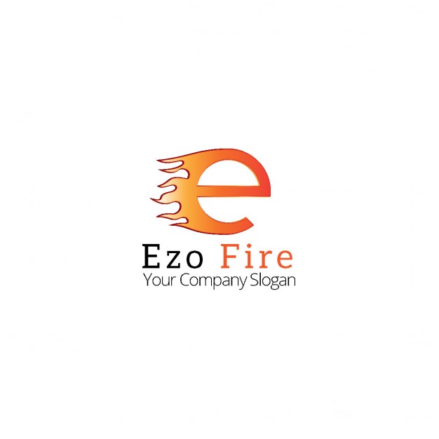 626x626 Logo Letter E In Flames Vector Free Download
