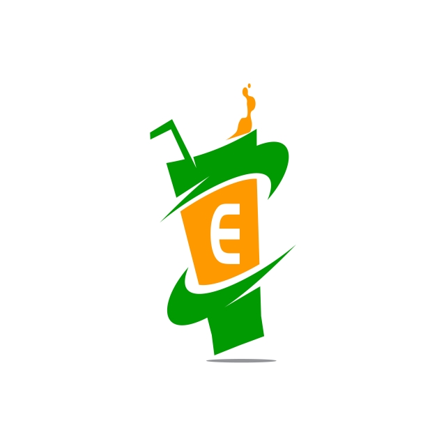 640x640 Restaurant Drink Initial E, Logo, Template, Vector Png And Vector