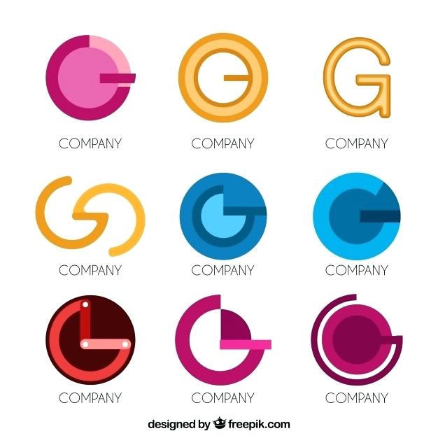 626x626 Pictures With Letter G Modern Letter G Logo Collection Free Vector