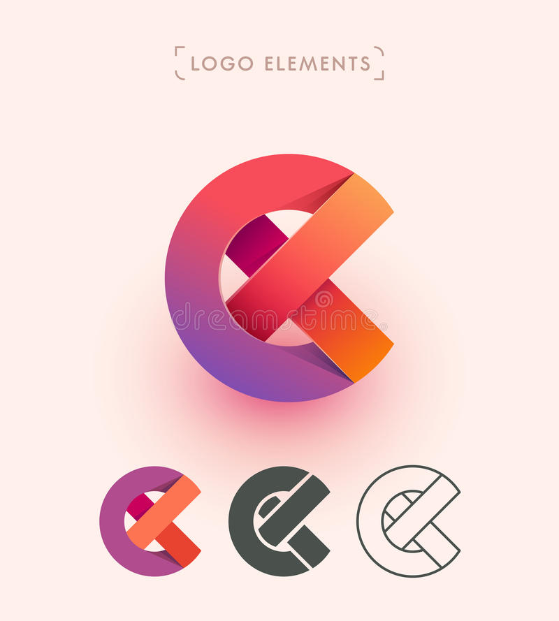 800x889 Origami Letter E Vector Abstract Logo Design Can Be Used As E X C