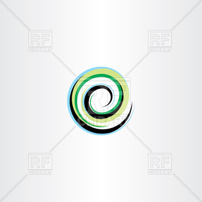 400x400 Letter E Wave Spiral Icon Vector Image Vector Artwork Of Icons
