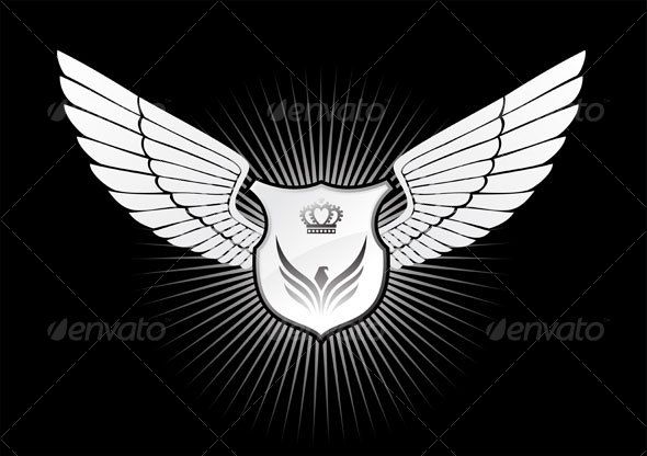 590x416 Eagle Crest Vector Graphics, Template And Graphics