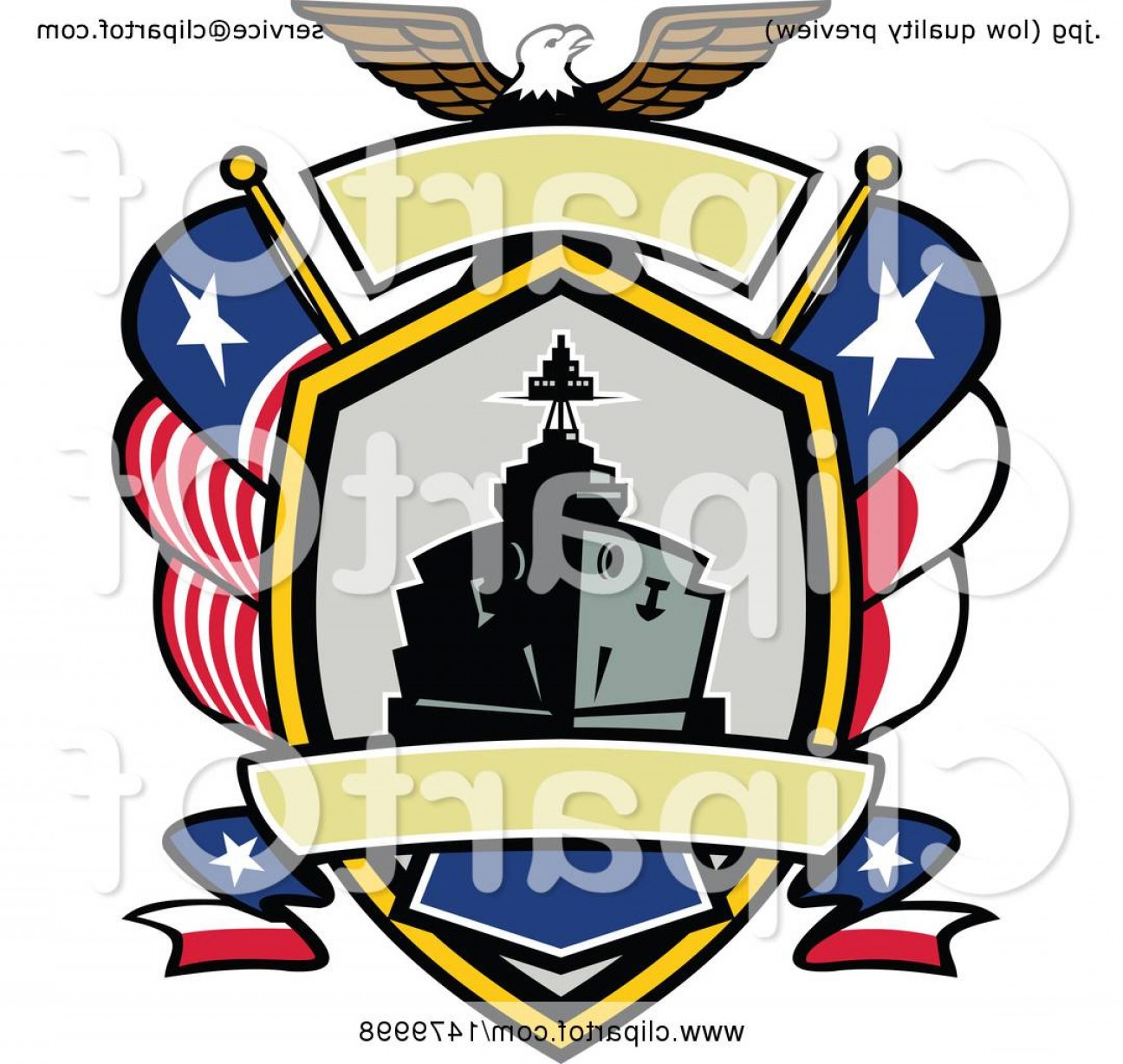 1296x1228 Retro Bald Eagle Crest With A Battle Ship State And Texas Navy