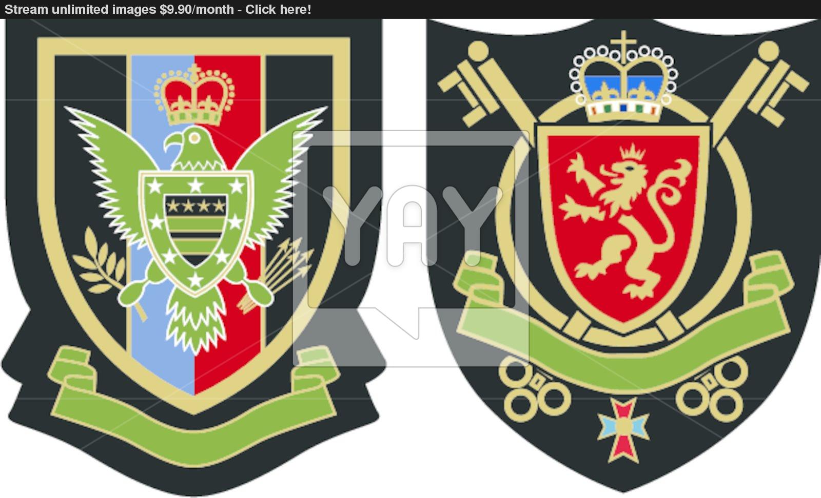 1600x972 Royal Eagle Crest Emblem Badge Vector
