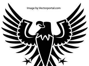 310x233 Eagle Black And White Free Vector Free Vectors Ui Download