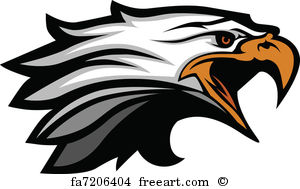 300x189 Free Art Print Of Eagle Eyes And Beak Vector Illustration. Graphic