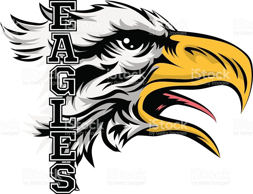 1024x787 An Illustration Of A Cartoon Eagle Sports Team Mascot With The