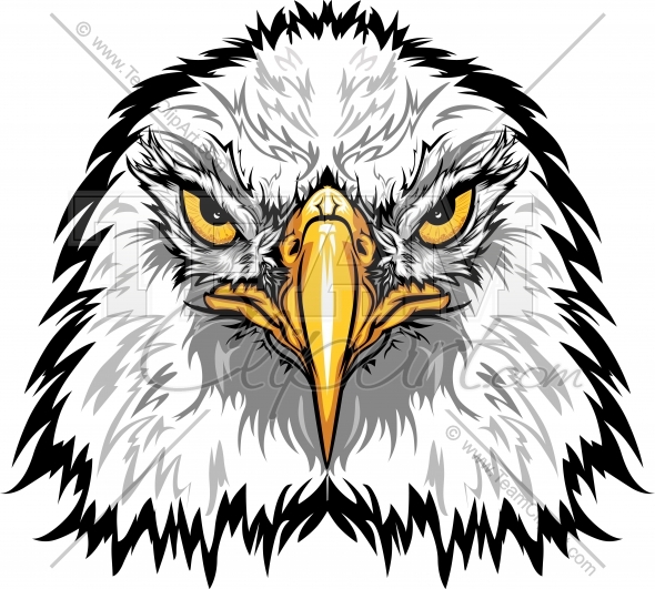 590x531 Eagle Head Clipart Image. Easy To Edit Vector Format.