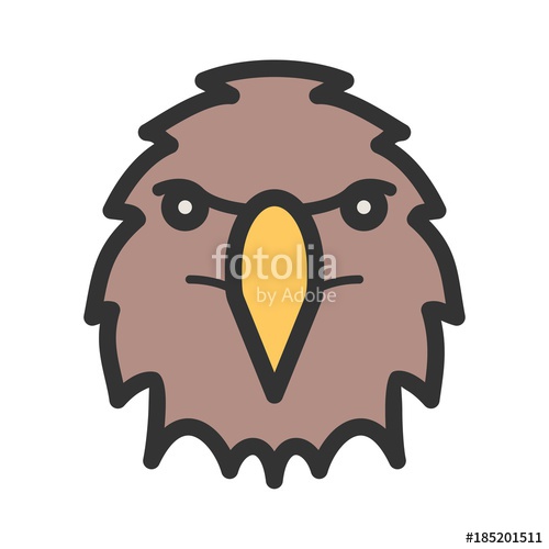 500x500 Eagle Face Icon Stock Image And Royalty Free Vector Files On