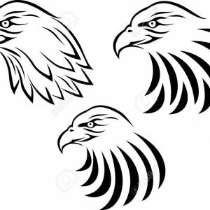 300x300 Stock Illustration Eagle Face Cartoon Animal Mascot Arenawp
