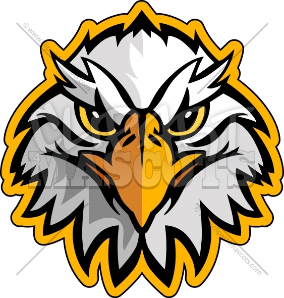 563x590 Vector Clipart Eagle Head