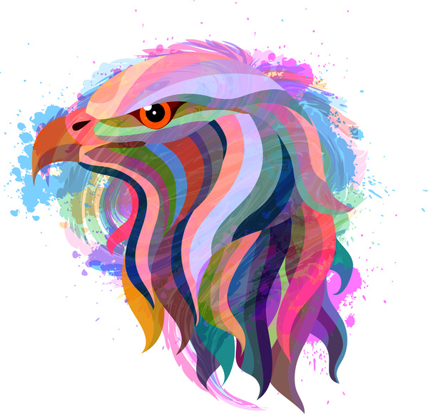 600x581 Eagle Head Abstract Free Vector In Adobe Illustrator Ai ( .ai