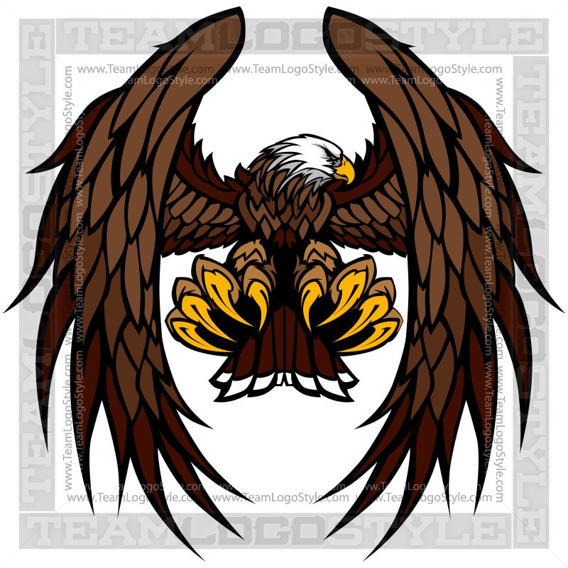 800x800 Vector Eagle Mascot