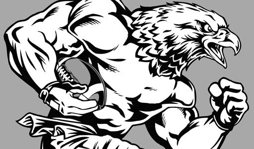 512x300 Clip Art School Mascots Eagles Clipart