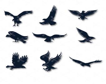 340x270 Eagle Vector Etsy