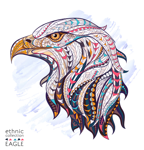 500x520 Ethnic Pattern Eagle Vector Free Download