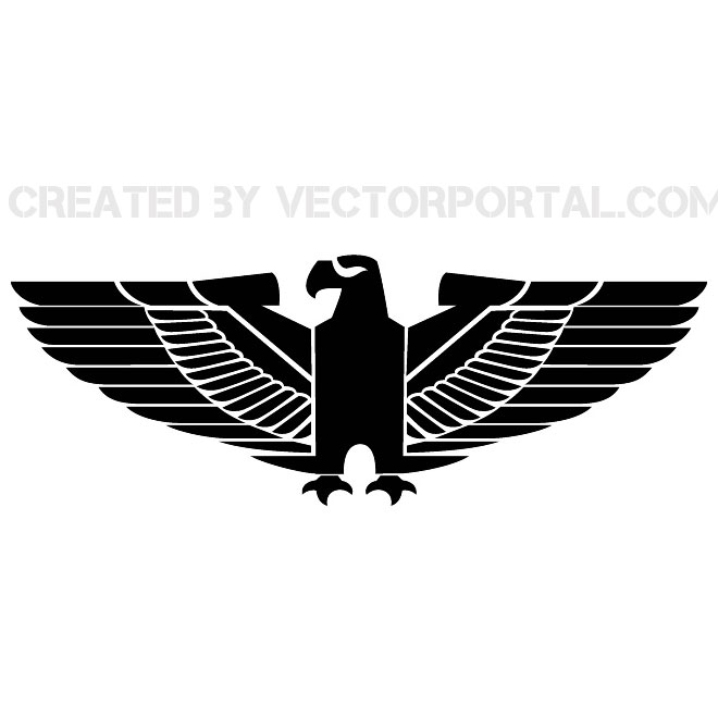 660x660 Eagle Totem Graphics Free Vector 123freevectors