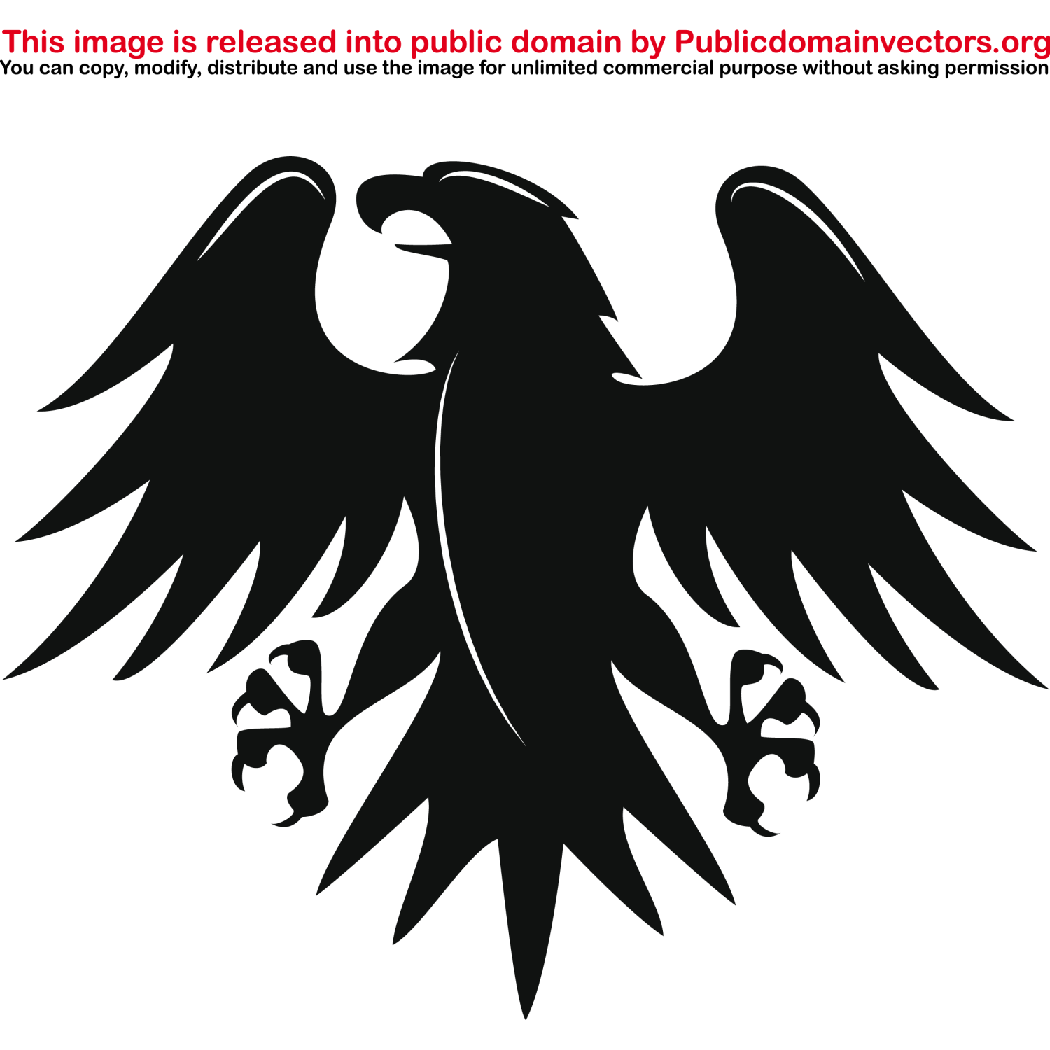 1500x1500 Vector For Free Use Black Eagle Vector