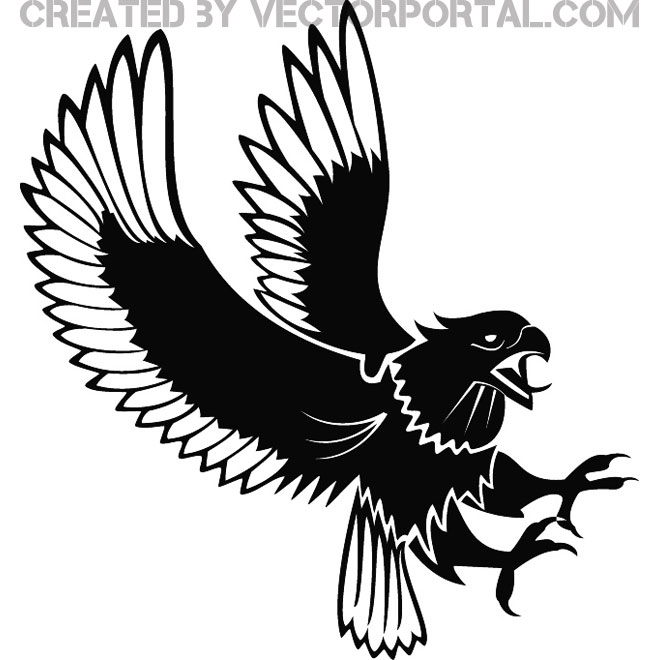 660x660 Free Attacking Eagle Vector Free Download Vectors 14442 Downloads