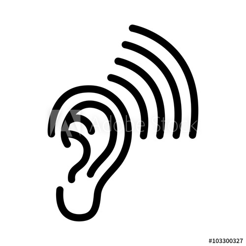 500x500 Ear Vector Icon