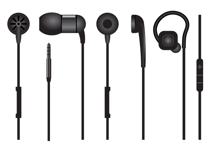 700x490 Ear Buds Vector