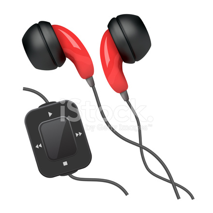 440x440 Earbuds Stock Vector