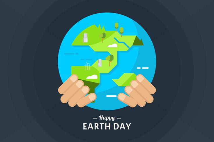 735x490 Earth Day Vector