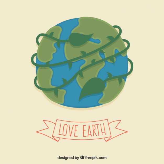 626x626 Illustrated Earth For Earth Day Vector Free Download