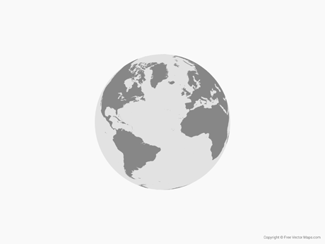 460x345 Vector Globes Free Vector Maps
