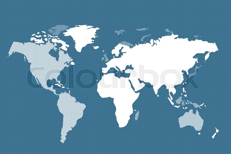 800x533 World Vector Map. Globe Earth Texture Map. Globe Vector Map View