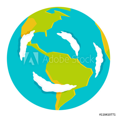500x500 Globe Earth Icon Planet Map Symbol Vector Illustration. Education