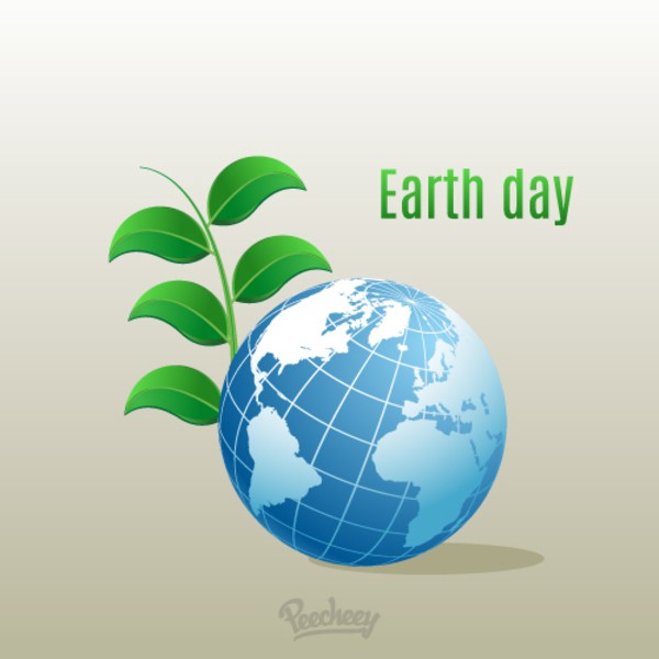 600x600 Earth Day Illustration Free Vector 123freevectors