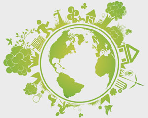 300x240 Green Earth Logo Illustration Vector
