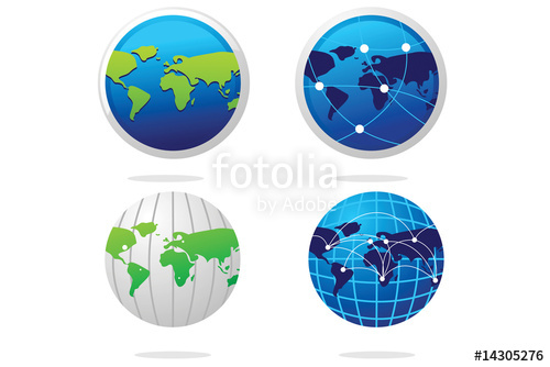500x334 Planet Earth Logo Design Stock Image And Royalty Free Vector