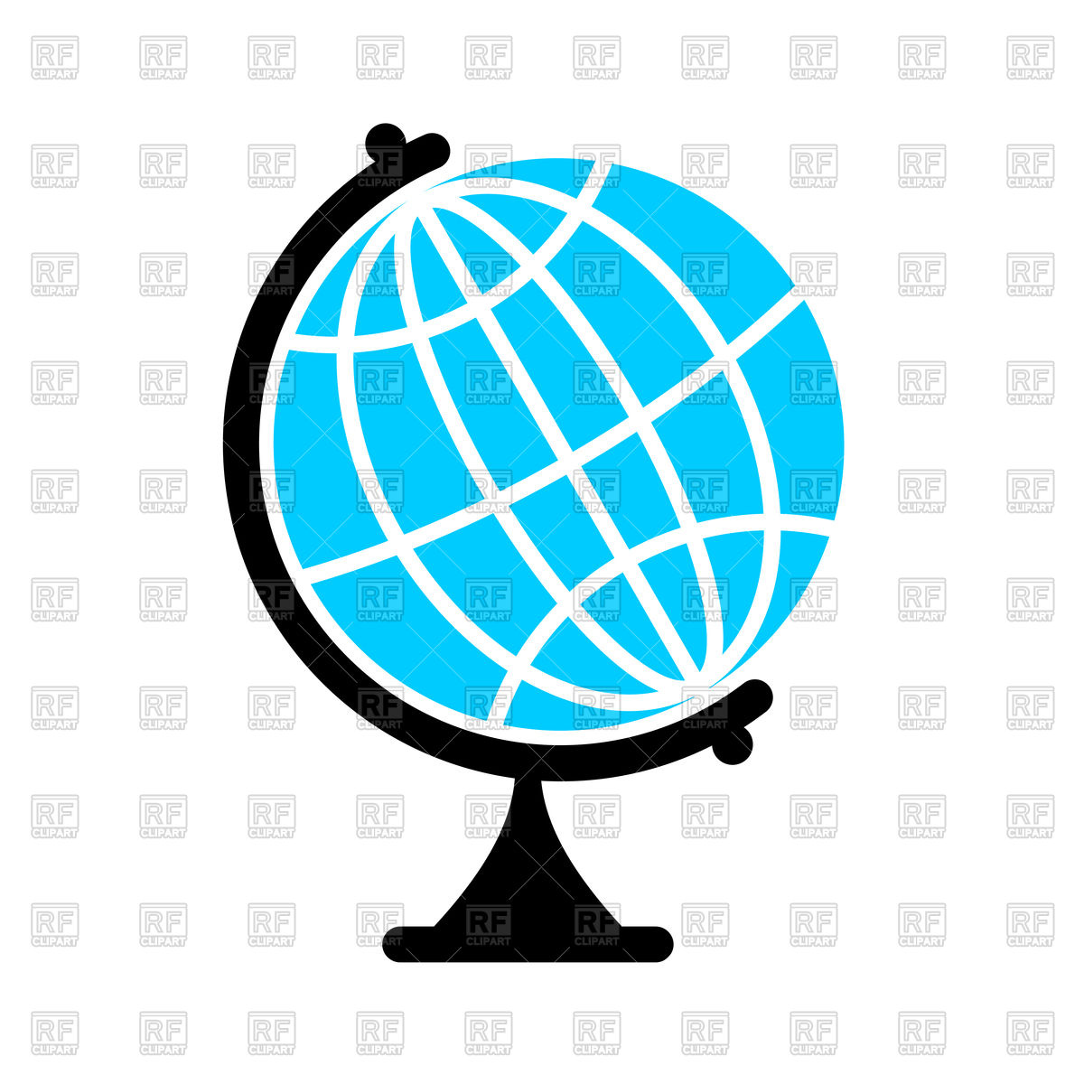1200x1200 Icon Of Globe, Earth Ball Vector Image Vector Artwork Of Objects