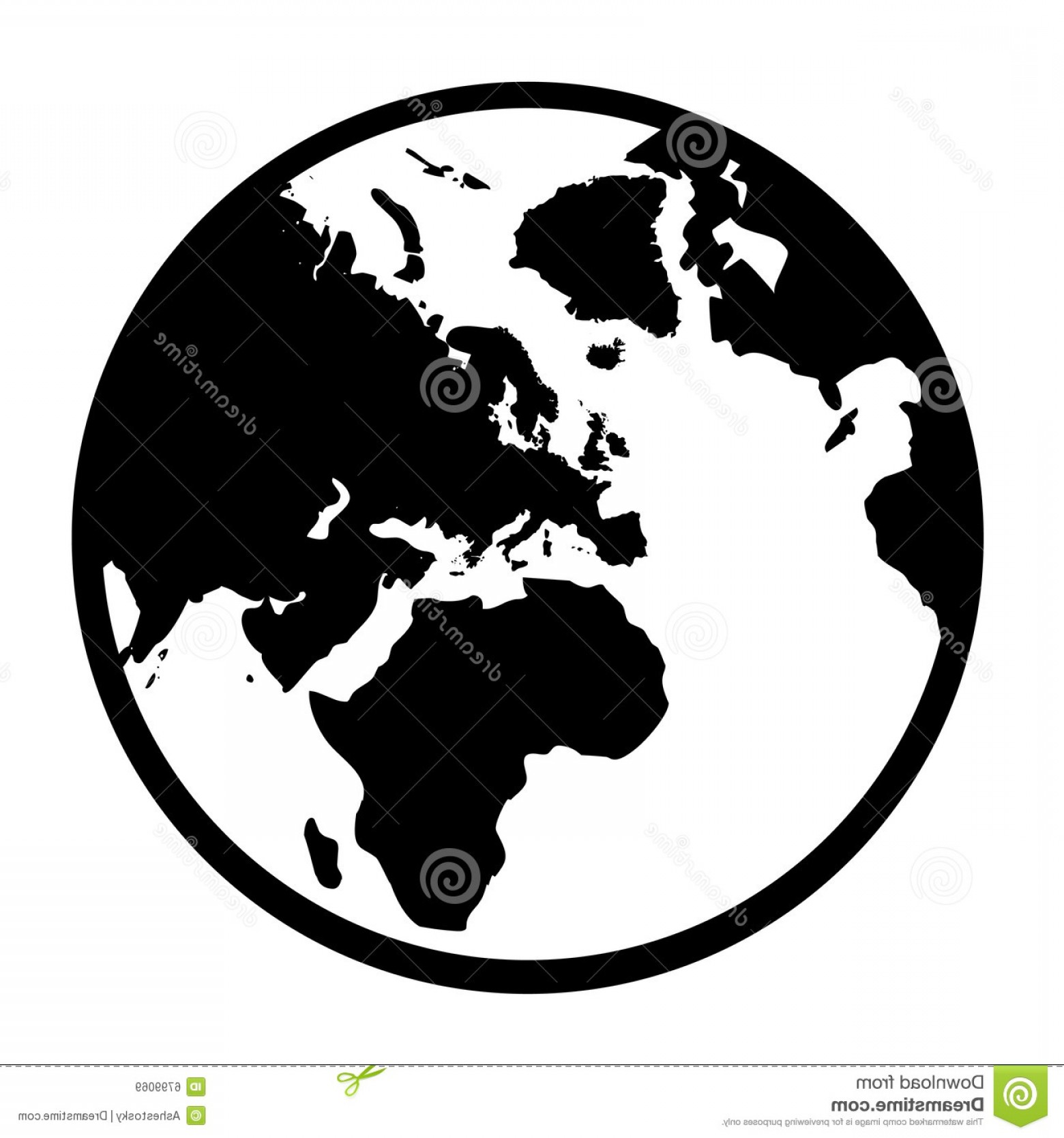 1560x1668 Royalty Free Stock Images Simple Earth Globe Vectorial Format