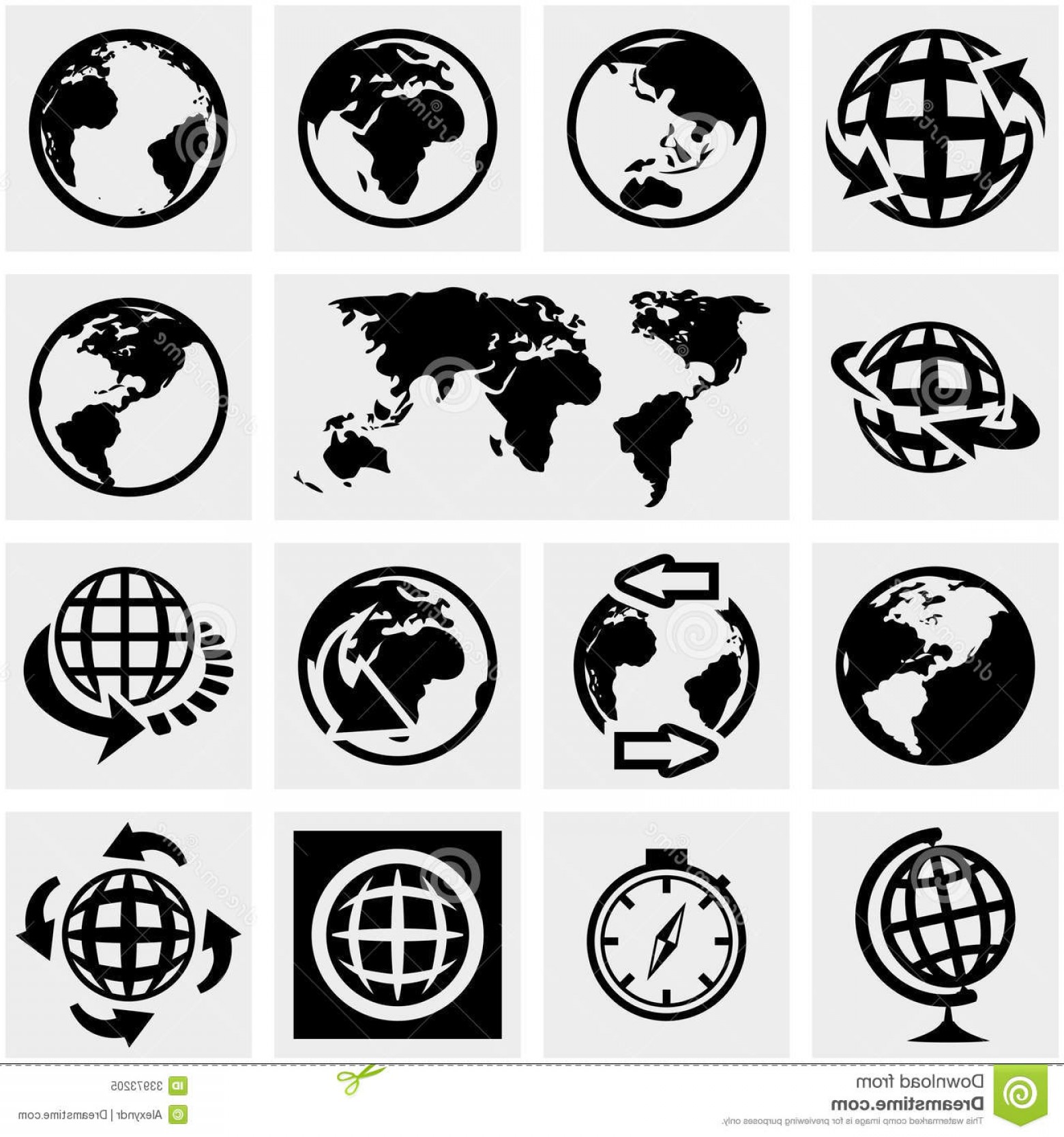 1560x1668 Royalty Free Stock Photo Globe Earth Vector Icons Set Gray Grey