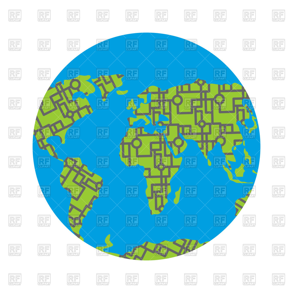 1200x1200 Urbanization Earth Vector Image Vector Artwork Of Icons And