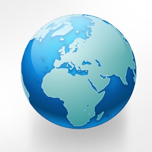 300x300 Vector Globe Free